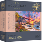 Puzzle drewniane Trefl Zachód Słońca 1000 elementów (5900511201642) - obraz 1