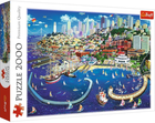 Puzzle Trefl Zatoka San Francisco 2000 elementów (5900511271072) - obraz 1