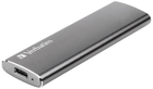 SSD диск Verbatim VX500 2TB USB-C 3.1 Gen 2 Grey - зображення 2