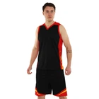 Форма баскетбольная Zelart L044 размер 3XL рост 175-180 см Black-Red
