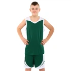Форма баскетбольна дитяча Zelart L046 розмір 2XS зріст 120-130 см Green-White