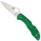 Складной нож Spyderco Delica 4 Flat Ground green C11FPGR - изображение 1