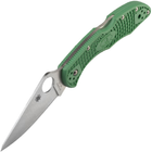 Складной нож Spyderco Delica 4 Flat Ground green C11FPGR - изображение 5