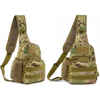 Рюкзак тактический на одно плечо AOKALI Outdoor A14 20L Camouflage CP - изображение 2