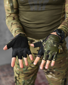 Перчатки тактические mechanix mpact® fingerless oliva gloves 0 L - изображение 4