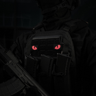 Нашивка M-Tac Tiger Eyes Laser Cut (пара) Black/Red/GID - изображение 13