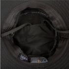 Панама тактична чоловіча 5.11 Tactical Boonie Hat 89422-019 S/M Чорна (888579737370) - зображення 4