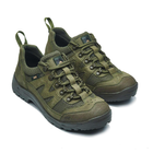 Тактичні кросівки літні PAV 430 олива хакі шкіряні сітка Free Air 44 - зображення 2
