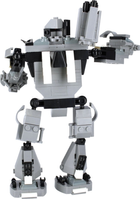 Конструктор Alleblox RobotUnion 3 in 1 Сріблястий 221 деталь (5904335831085) - зображення 4