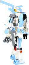 Конструктор Alleblox RobotUnion 3 in 1 Блакитний 223 деталі (5904335831078) - зображення 6