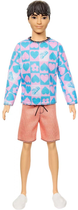 Лялька Mattel Barbie Fashionistas Ken With Blue And Pink Sweater 30 см (0194735176731) - зображення 1