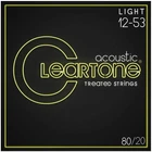 Струны для акустической гитары Cleartone 7612 Acoustic 80/20 Bronze Light (12-53)