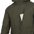 Куртка Helikon-Tex WOLFHOUND Hoodie® - Climashield® Apex 67g, Taiga green M/Regular (KU-WLH-NL-09) - изображение 5
