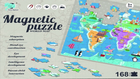 Puzzle magnetyczne Mega Creative Mapa Świata 502398 168 elementów (5904335847406) - obraz 4