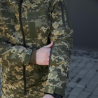 Мужская Летняя Куртка Грета с капюшоном и липучками под шевроны пиксель размер S - изображение 7