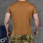 Мужская потоотводящая футболка с принтом "Штурмовик" Coolmax койот размер 3XL - изображение 4