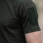 Мужская футболка R&M Coolmax с липучками для шевронов олива размер S - изображение 3