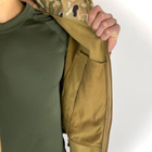 Мужская флисовая Куртка Softshell с капюшном и вентиляционными молниями мультикам размер L - изображение 6
