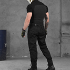 Крепкий мужской Костюм TG-OSPREY-S Убакс с короткими рукавами + Брюки / Полевая Форма черная размер 3XL - изображение 4