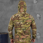 Мужская легкая куртка с капюшоном Fuzz мембраная стрейч ткань мультикам размер 3XL - изображение 3