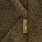 Флисовая кофта M-Tac Lite Microfleece Hoodie с капюшоном олива размер S - изображение 6