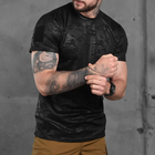 Потовідвідна чоловіча футболка Coolmax з липучкою для шеврону темний мультикам розмір XL - зображення 3