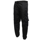 Чоловічі штани джогери ріп-стоп чорні розмір 4XL - зображення 1