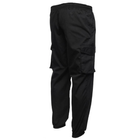 Чоловічі штани джогери ріп-стоп чорні розмір 4XL - зображення 6