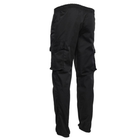 Чоловічі штани джогери ріп-стоп чорні розмір 3XL - зображення 4