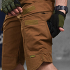 Мужские удлиненные шорты Kalista рип-стоп койот размер XL - изображение 6