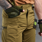 Чоловічі стрейчеві штани 7.62 tactical ріп-стоп койот розмір M - зображення 4