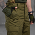 Мужские удлиненные шорты Kalista рип-стоп олива размер S - изображение 5