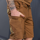 Мужские шорты Gepard рип-стоп с D-кольцами койот размер 3XL - изображение 3
