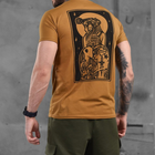 Мужская футболка Skull coolmax койот размер 2XL - изображение 3