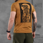 Мужская футболка Skull coolmax койот размер M - изображение 3