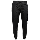 Чоловічі штани джогери ріп-стоп чорні розмір L - зображення 3