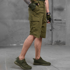 Мужские удлиненные шорты Kalista рип-стоп олива размер 2XL - изображение 3