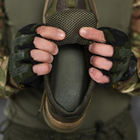Мужские кожаные кроссовки Extreme на резиновой подошве олива размер 40 - изображение 6