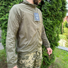 Летняя Мужская Куртка Lava с капюшоном / Легкая Ветровка олива размер XL - изображение 1