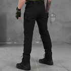 Мужские стрейчевые штаны 7.62 tactical рип-стоп черные размер XL - изображение 3