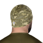 Шапка Camotec Beanie 2.0 CoolPass Ribana с плоскими швами пиксель размер S - изображение 2