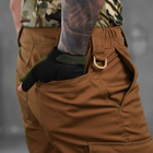 Мужские удлиненные шорты Kalista рип-стоп койот размер L - изображение 4