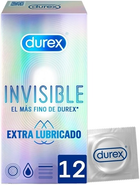 Презервативи Durex Invisible Extra Thin 12 шт (8428076000427) - зображення 1