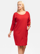 Sukienka tunika damska Karko U869 54-56 Czerwona (5903676043270) - obraz 1