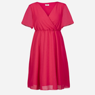 Плаття міді літнє жіноче Karko SA399 48 Рожеве (5903676032366) - зображення 5