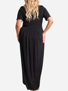 Плаття довге жіноче Karko SA622 50-52 Чорне (5903676039648) - зображення 2