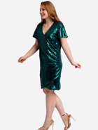 Плаття вечірнє жіноче Karko SA605 50-52 Темно-зелене (5903676146667) - зображення 3