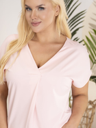 Блузка жіноча Karko BA409 38/40 Світло-рожева (5903676230427) - зображення 5