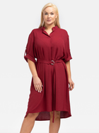 Sukienka koszulowa damska Karko SA968 54-56 Czerwona (5903676025351) - obraz 1