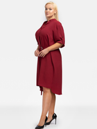 Sukienka koszulowa damska Karko SA968 54-56 Czerwona (5903676025351) - obraz 3